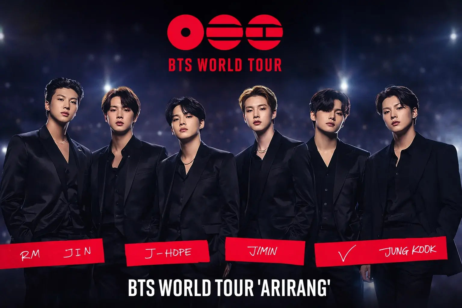 BTS STADE DE FRANCE 17 JUILLET 2026